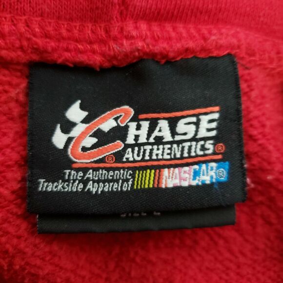 Kyle Busch Chase Hoodie Size Large Red Sewn JOE GIBBS Racing Nascar M&Ms - Picture 8 of 11